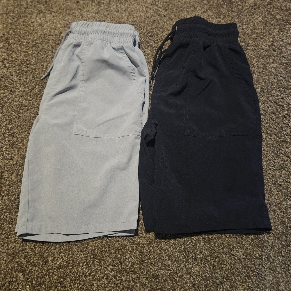 Boy's Black and Gray Hybrid Shorts